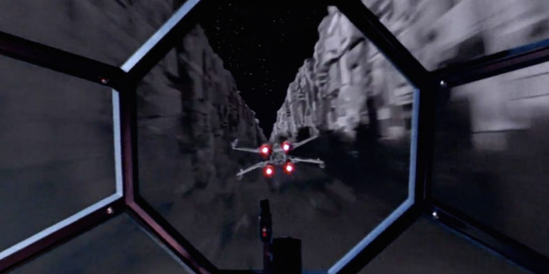X-Wing in Trench